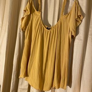 YELLOW TORRID TOP
